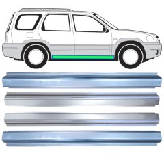 Opravný plech prahu + opravný plech vnútorného prahu pre Mazda Tribute 2001-2008 / Ľavá+Pravá 15599