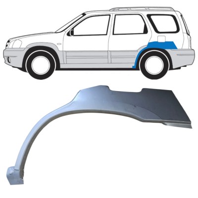 Lem zadného blatníka pre Mazda Tribute 2001-2008 / Ľavý 15781