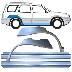 Opravný plech sada pre Mazda Tribute 2001-2008 / Ľavá+Pravá / 15853