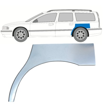 Lem zadného blatníka pre Volvo S70 V70 2000-2007 / Ľavý 17212