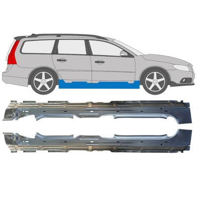 Kompletný prah pre Volvo V70 2007-2016 / Ľavá+Pravá / Sada 16276