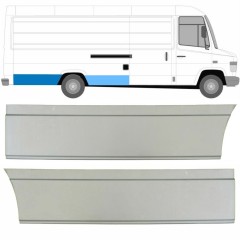 Lem zadného blatníka pre Mercedes Vario 1996- / Pravá / Sada 8545