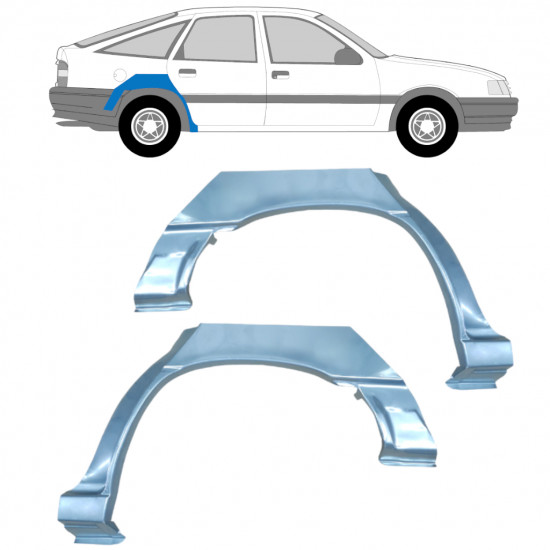 Lem zadného blatníka pre Opel Vectra 1988-1995 / Sada 11210