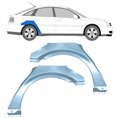 Lem zadného blatníka pre Opel Vectra 2002-2009 / Ľavá+Pravá / Sada 9421