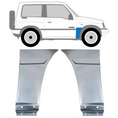 Opravný plech predného blatníka pre Suzuki Vitara 1988-1998 / Ľavá+Pravá / Sada 14640