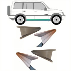Opravný plech prahu vnútorný + vonkajší pre Suzuki Vitara 1996-2003 / Vľavo = Vpravo (symetrické) / Sada 10311