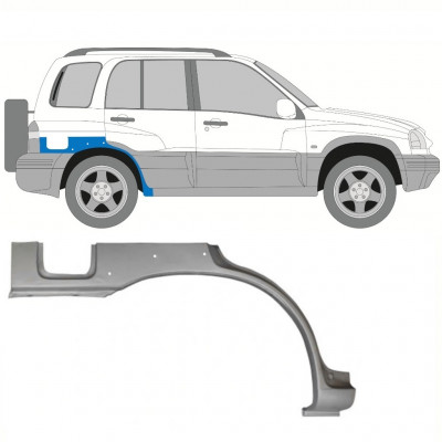 Lem zadného blatníka pre Suzuki Grand Vitara 1997-2005 / Pravá 11225