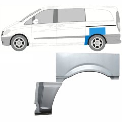 Lem zadného blatníka pre Mercedes Vito W639 2003-2014 / Ľavý / Sada 9278
