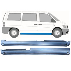Kompletný prah pre Mercedes Vito I W638 1996-2003 / Ľavá+Pravá / Sada 9474