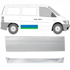 Opravný plech posuvných dverí vnútorný + vonkajší pre Mercedes Vito I W638 1996-2003 / Pravá / Sada 16175