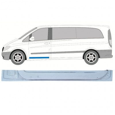 Opravný plech predných dverí vnútorný pre Mercedes Vito 2003-2014 / Ľavý 12643