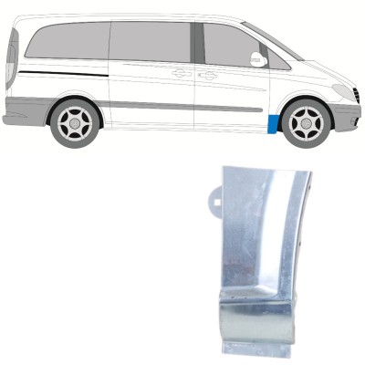 Opravný plech predného blatníka pre Mercedes Vito W639 2003-2014 / Pravá 16809