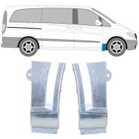 Opravný plech predného blatníka pre Mercedes Vito W639 2003-2014 / Ľavá+Pravá / Sada 16811