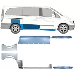 Opravný plech sada pre Mercedes Vito W639 2003-2014 / Ľavá+Pravá / 14790