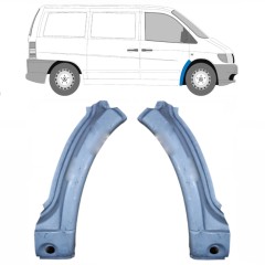 Opravný plech predného podbehu pre Mercedes Vito I W638 1996-2003 / Ľavá+Pravá / Sada 9787