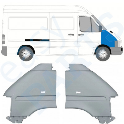 Predný blatník pre Volkswagen LT 1996-2005 / Ľavá+Pravá / Sada 9742