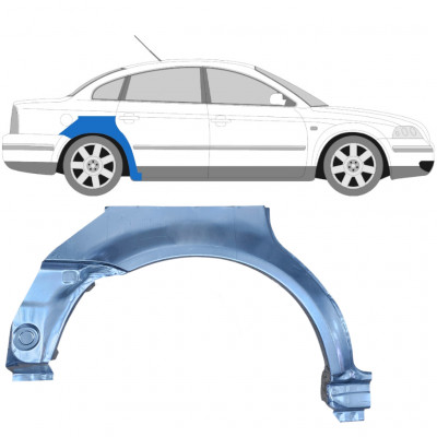 Lem zadného blatníka pre VW Passat B5 1996-2005 / Pravá 7112