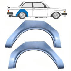 Lem zadného blatníka pre Volvo 240 1975-1993 / Ľavá+Pravá / Sada 10765