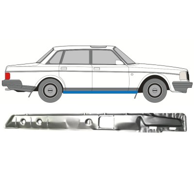 Opravný plech prahu vnútorný pre Volvo 240 1975-1993 / Pravá 16109