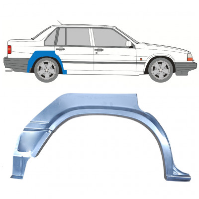 Lem zadného blatníka pre Volvo 940 1990-1998 / Pravá /  8293