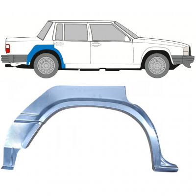 Lem zadného blatníka pre Volvo 740 1982-1992 / Pravá 8291