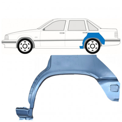 Lem zadného blatníka pre Volvo 850 1991-1997 / Ľavý 8296