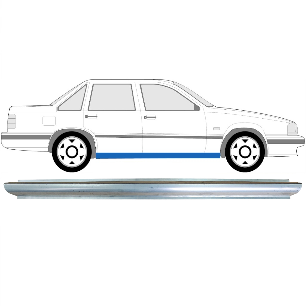 Opravný Plech Prahu Pre Volvo 850 1991-1997 / Vľavo = Vpravo (Symetrické) 6140