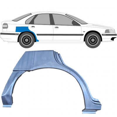 Lem zadného blatníka pre Volvo S40 / V40 1995-2004 / Pravá 5633