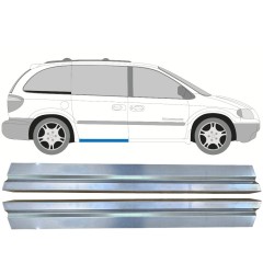 Opravný plech prahu posuvných dverí pre Chrysler Voyager 2000-2008 / Ľavá+Pravá / Sada 11193