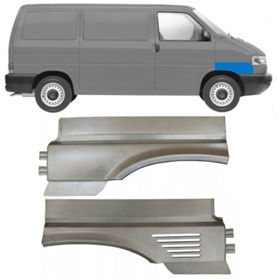 Opravný plech predného blatníka pre VW Transporter T4 Caravelle 1996-2003 / Ľavá+Pravá / Sada 10635