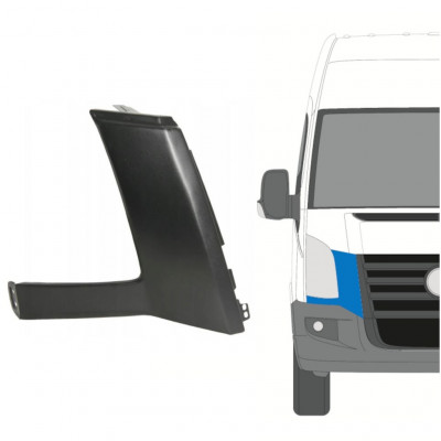 Lišta pod svetlometom pre Volkswagen Crafter 2005-2011 / Pravá 9050