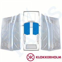 Opravný plech prednej podlahy pre Volkswagen Golf 1 1974-1985 / Ľavá+Pravá / Sada 10340
