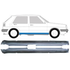 Kompletný prah pre Volkswagen Golf 2 1982-1992 / Ľavá+Pravá / Sada 9607