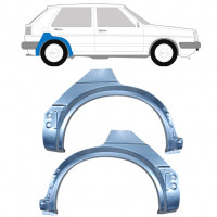 Lem zadného blatníka pre VW Golf 2 1982- / Ľavá+Pravá / Sada 9679