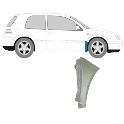 Opravný plech predného blatníka pre VW Golf MK4 1997-2006 / Pravá 7232