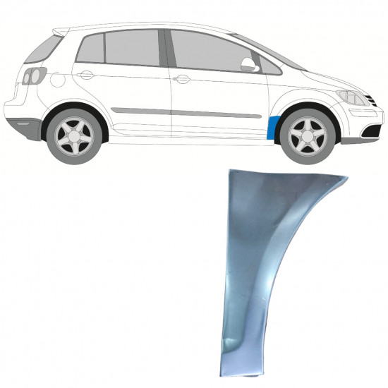 Opravný plech predného blatníka pre VW Golf Plus 2005-2013 / Pravá 7840