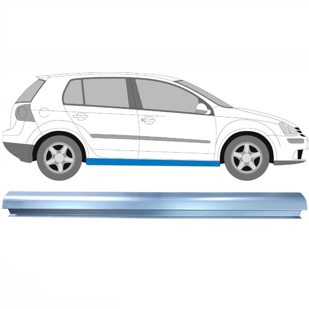 Opravný Plech Prahu Pre Volkswagen Golf 5 2003-2009 / Vľavo = Vpravo (Symetrické) 11268