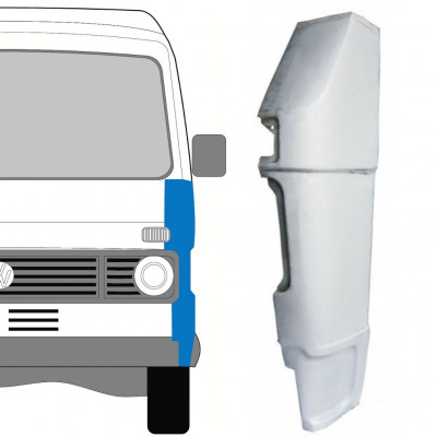 Opravný plech predného rohu pre Volkswagen LT 1975-1996 / Ľavý 7943