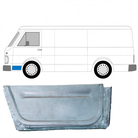 Opravný plech predných dverí vnútorný pre Volkswagen LT 1975-1996 / Ľavý 7945