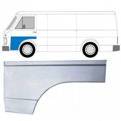 Opravný plech predných dverí pre Volkswagen LT 1975-1996 / Ľavý 7947