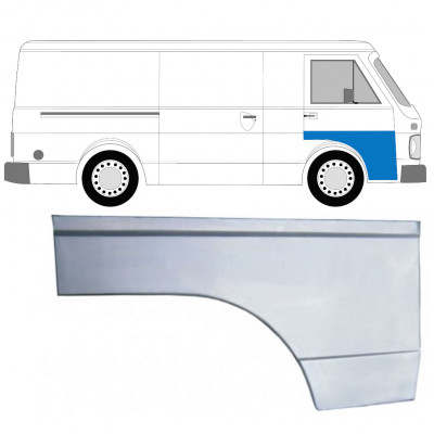 Opravný plech predných dverí pre Volkswagen LT 1975-1996 / Pravá 7946