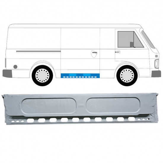 Opravný plech posuvných dverí vnútorný pre Volkswagen LT 1975-1996 / Pravá 7965