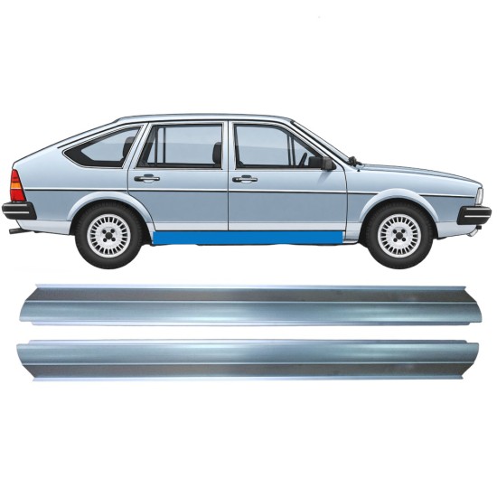 Opravný plech prahu pre Volkswagen Passat B2 1980-1988 / Vľavo = Vpravo (symetrické) / COMBI / SEDAN / HATCHBACK / Sada 11262