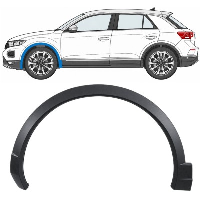 Bočná lišta predného blatníka pre Volkswagen T-Roc 2017- / Ľavý 17028