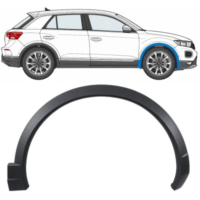 Bočná lišta predného blatníka pre Volkswagen T-Roc 2017- / Pravá 17027