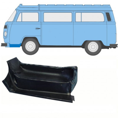 Opravný plech predného schodu pre VW Transporter T2 1967-1979 / Ľavý 8667