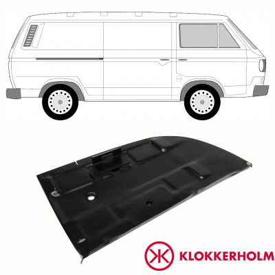 Opravný plech pod batériu pre VW Transporter T3 1979-1992 10808