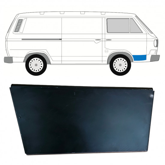 Opravný plech predných dverí pre VW Transporter T3 1979-1992 / Pravá 11089