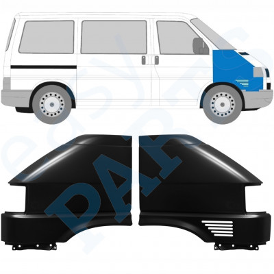 Predný blatník pre VW Transporter T4 1996-2003 / Ľavá+Pravá / Sada 10583