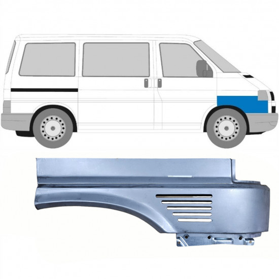 Opravný plech predného blatníka pre VW Transporter T4 1996-2003 / Pravá 8301